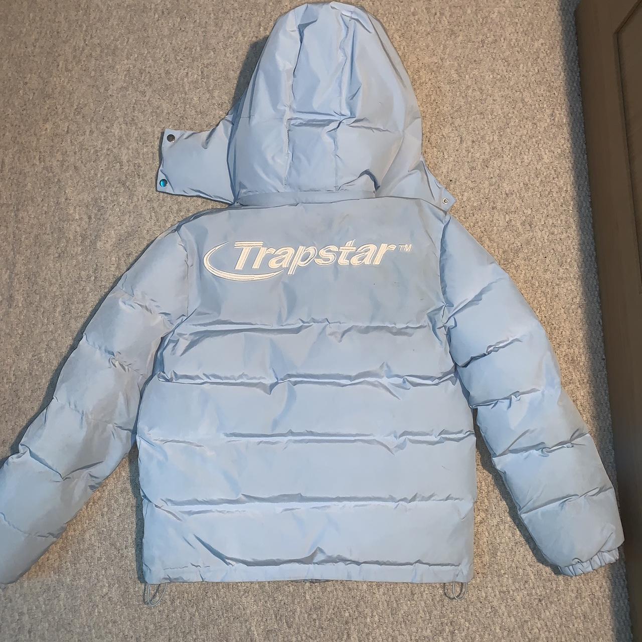 Baby blue hyperdrive trapstar jacket Worn few times... Depop