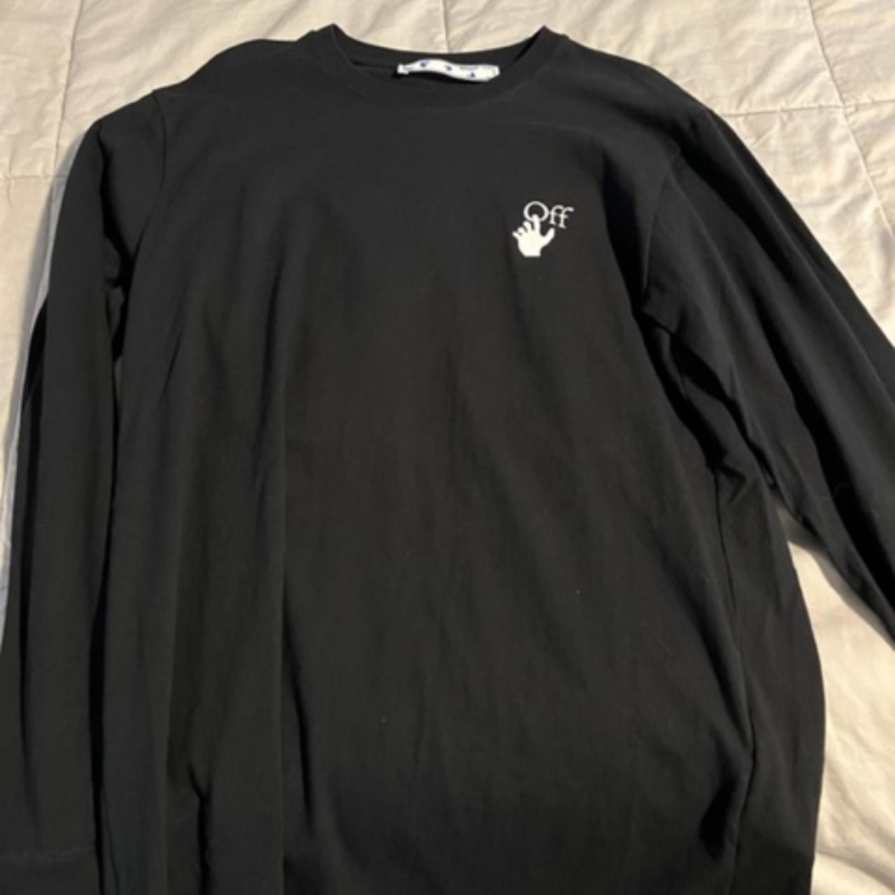 Off-White Men's Black Jumper | Depop