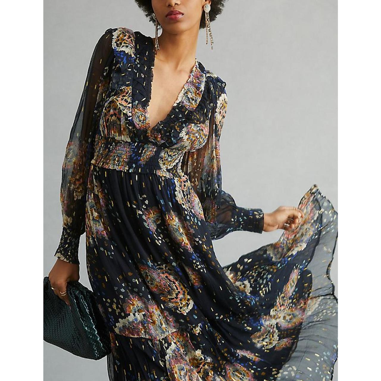 Anthropologie bohemian dress best sale