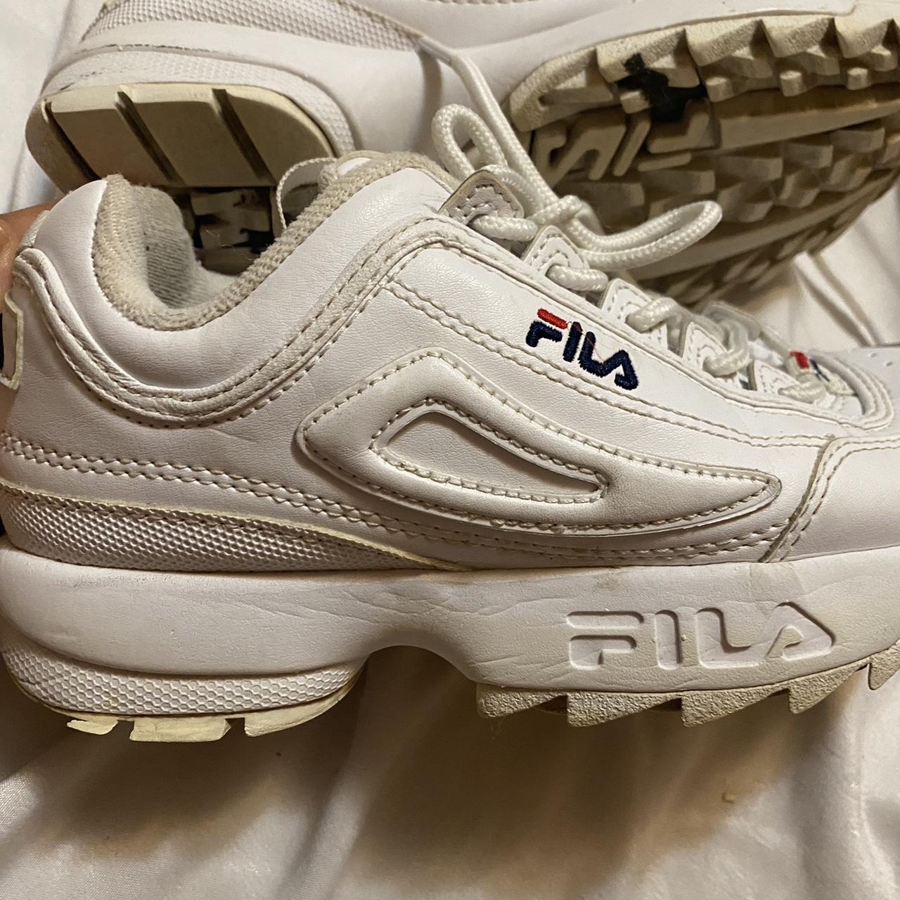 Fila disruptor 3 white trainers best sale