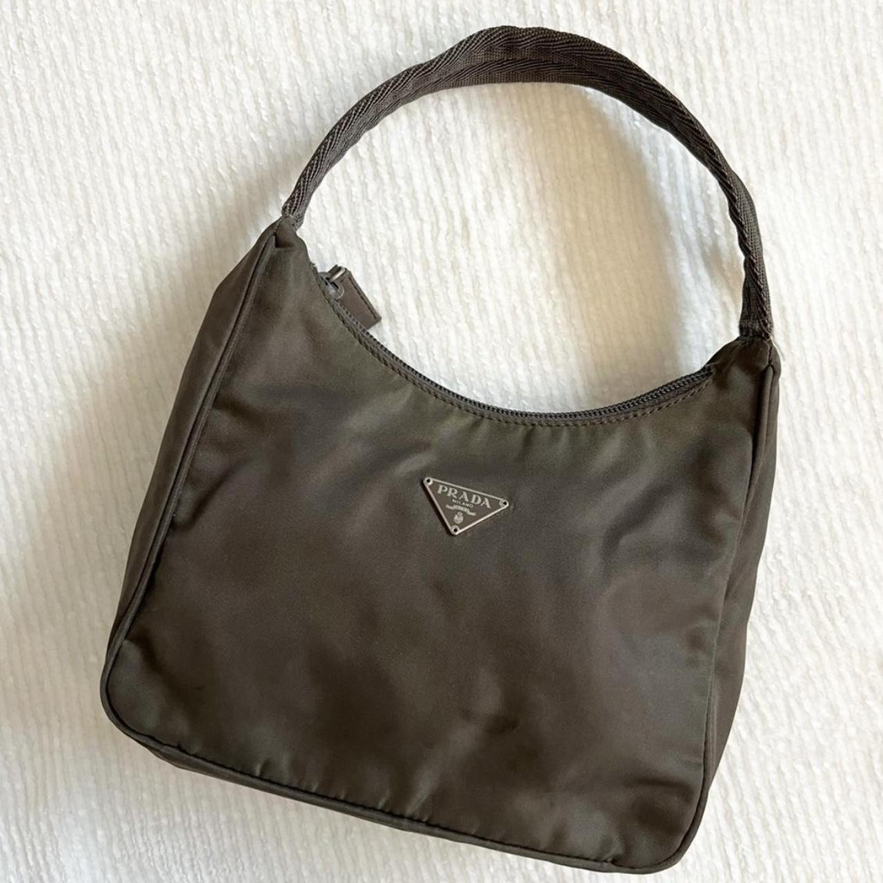 Vintage Prada Tessuto Nylon Bag Has a mark on front