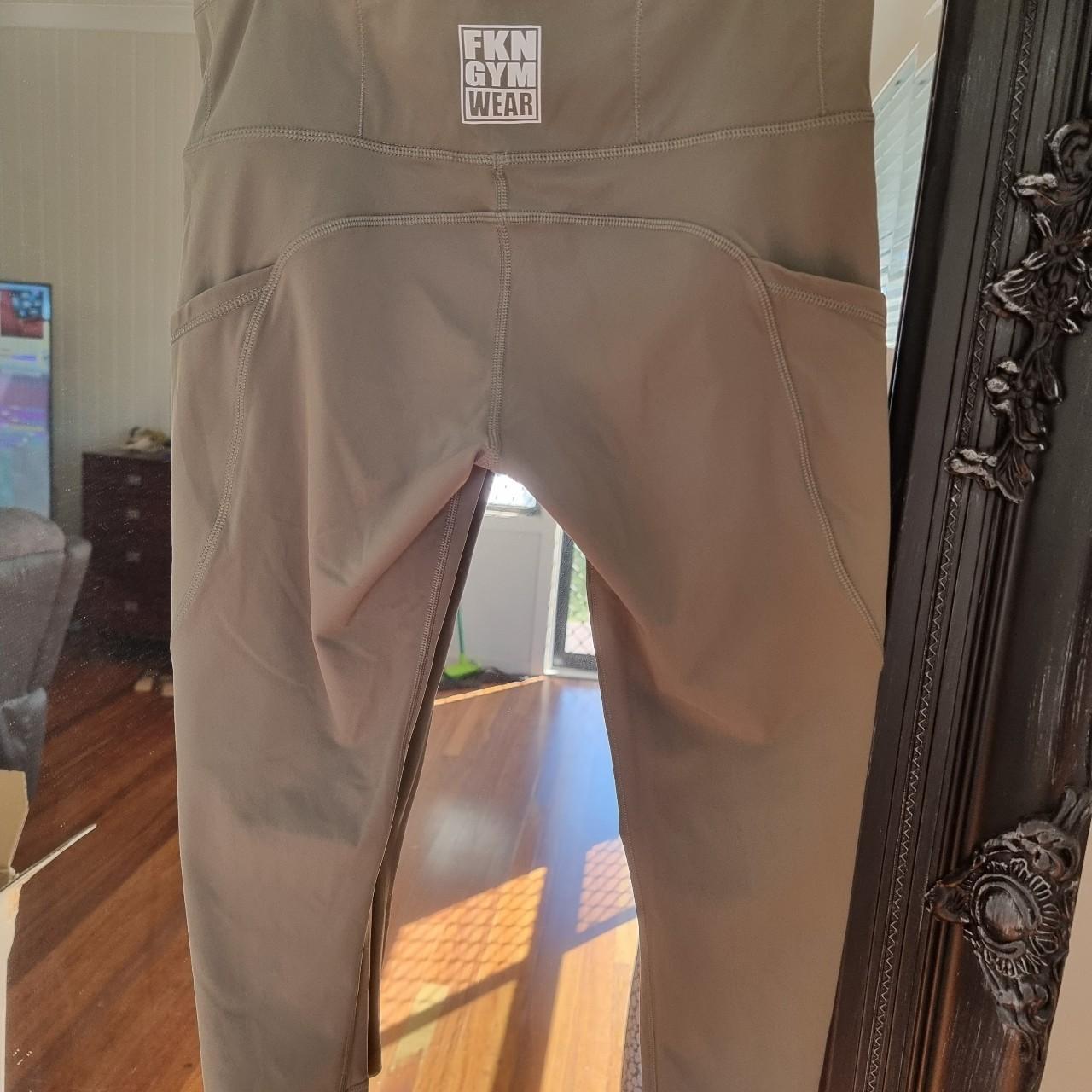 A2G Original Gym Leggings Khaki, FKN Gym Wear