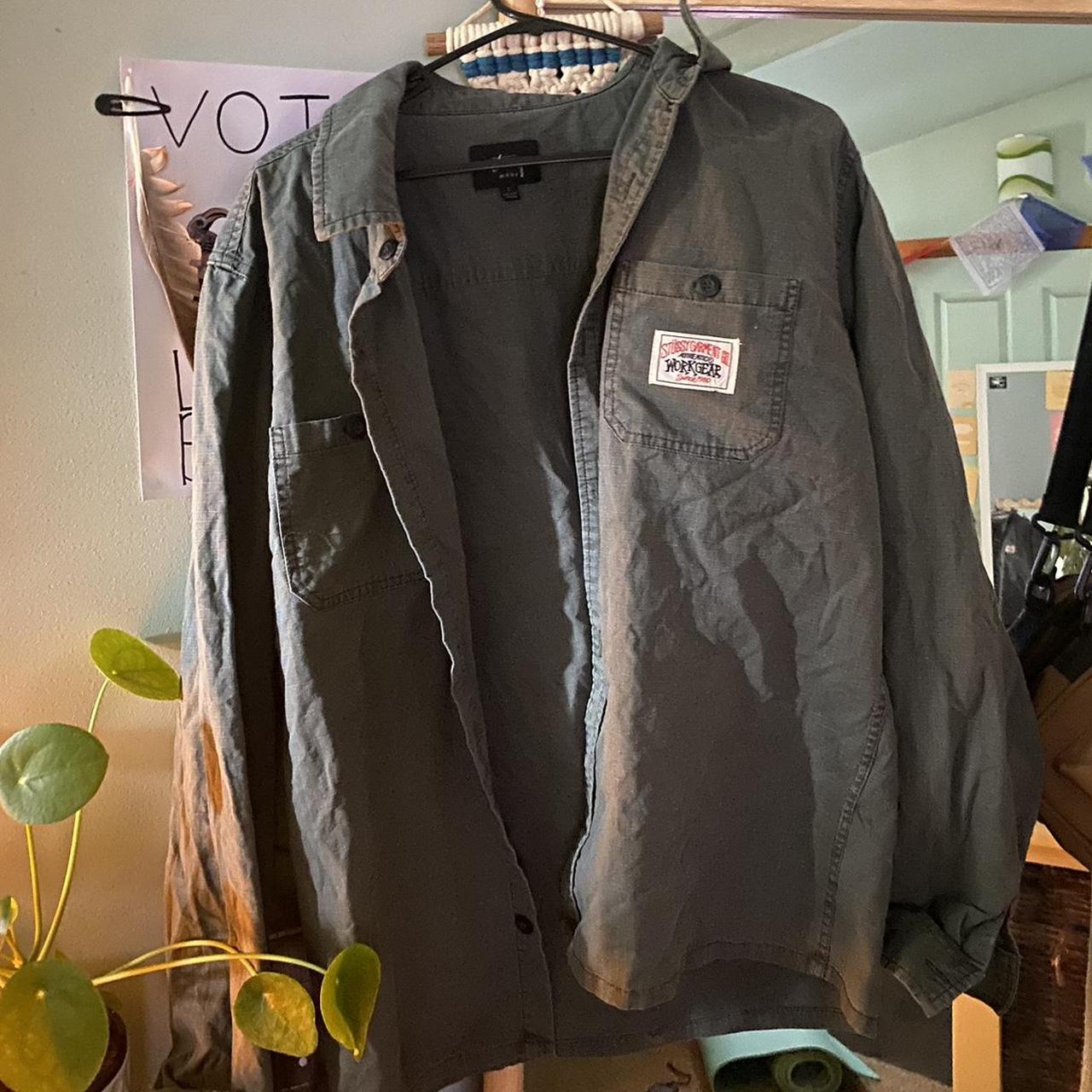 More pics of the Stussy overshirt for those asking... - Depop