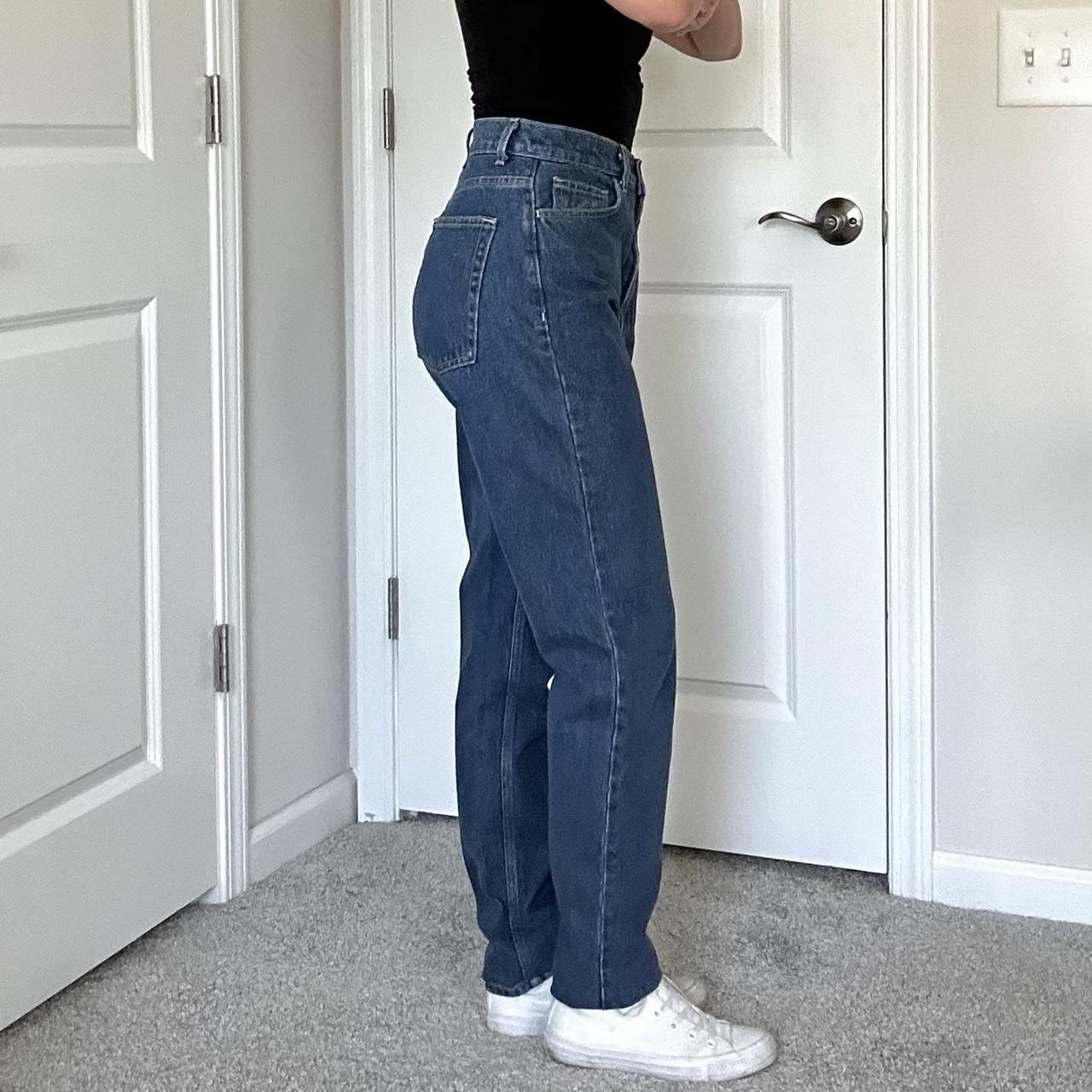 American Apparel mom jeans. High rise. Straight leg.... - Depop