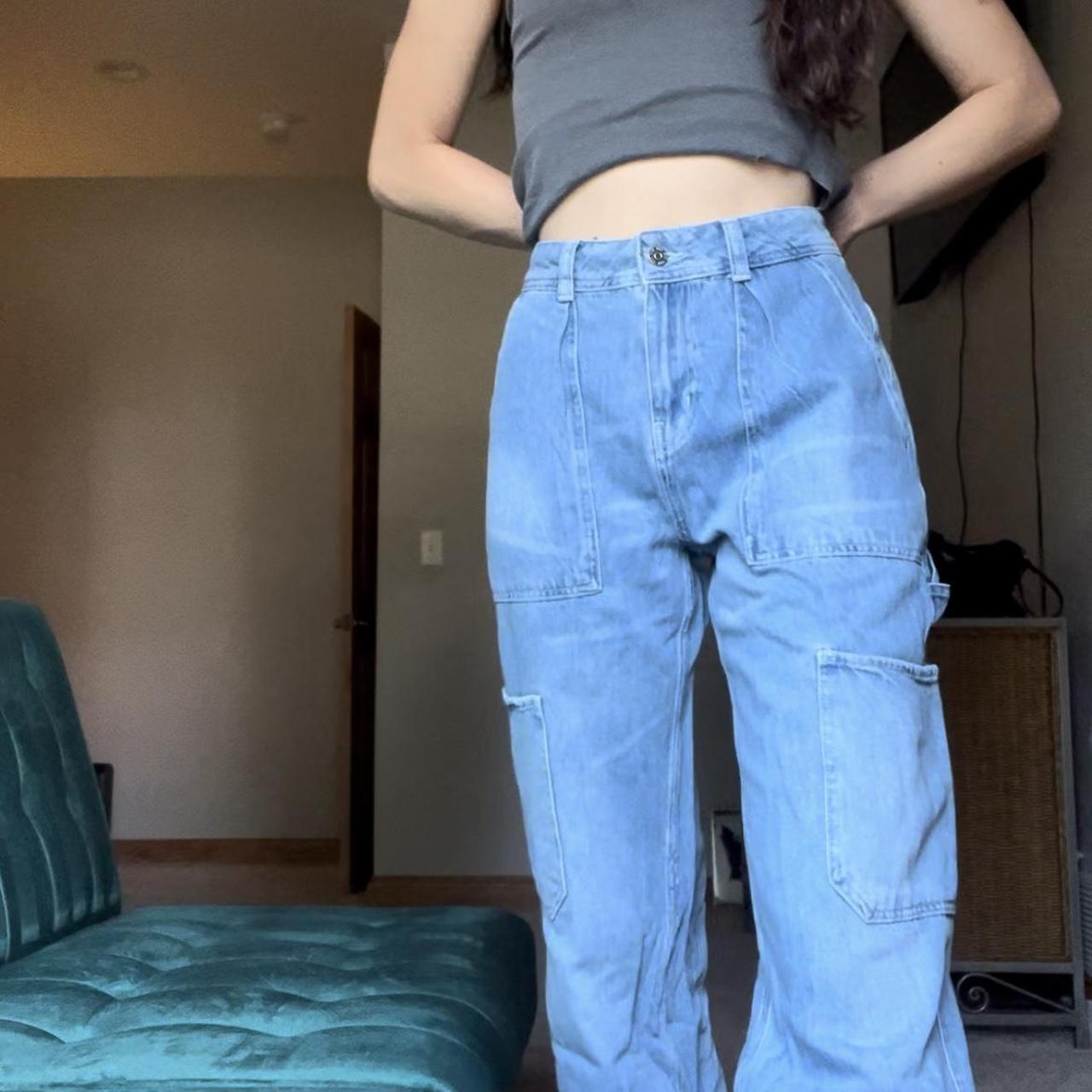 NWOT urban outfitters bdg baggy cargo jeans size | Depop