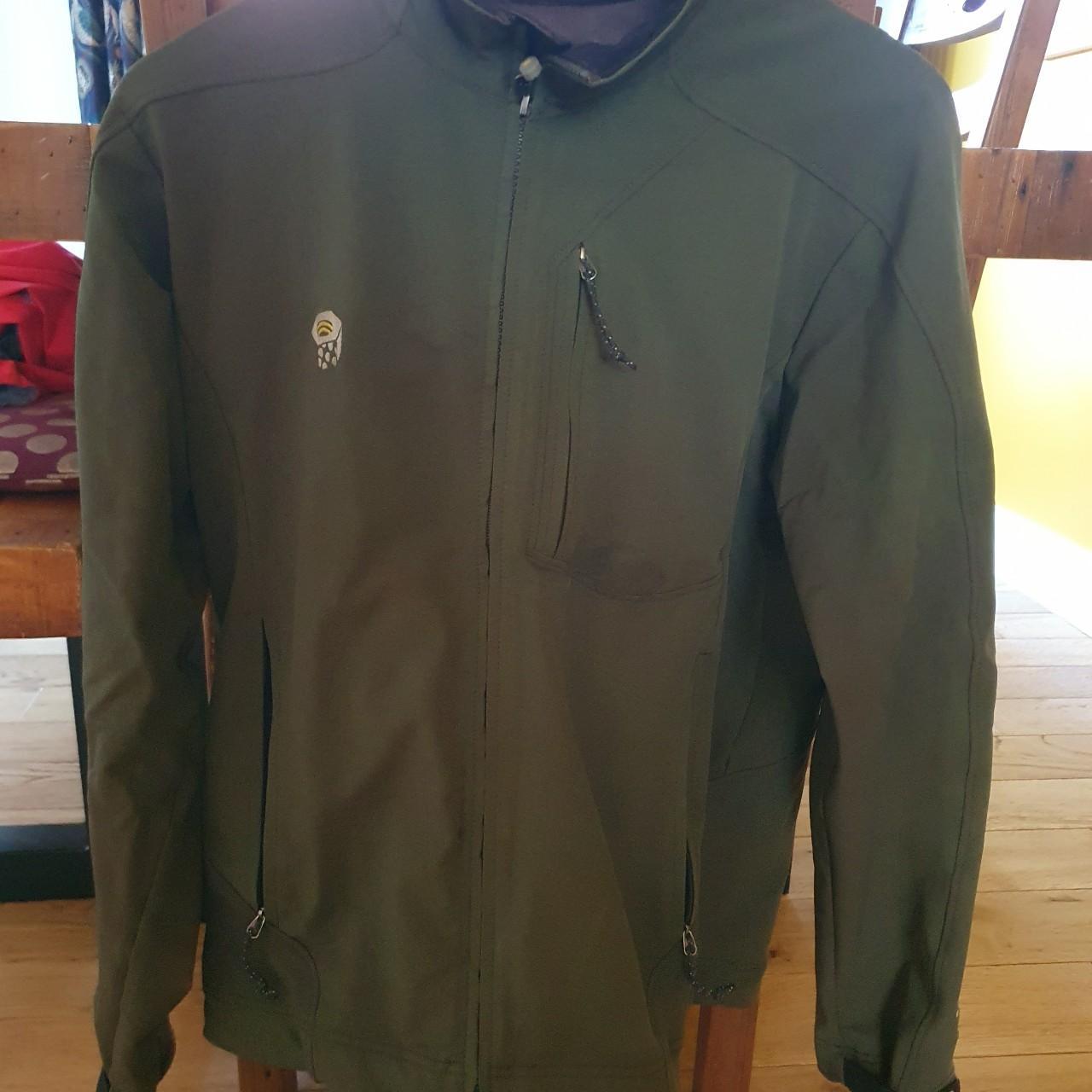 Mountain Hardware Off width stretch jacket. Now... Depop