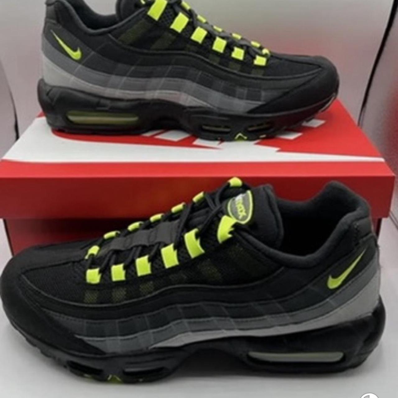 nike air max 90 black and neon green