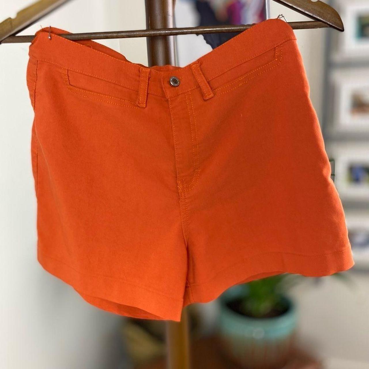 Rixo Women's Orange Shorts Depop