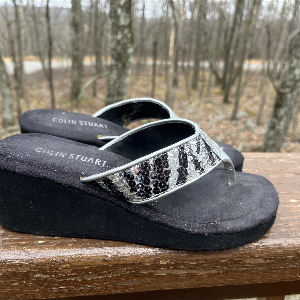 Colin stuart sale wedge flip flops