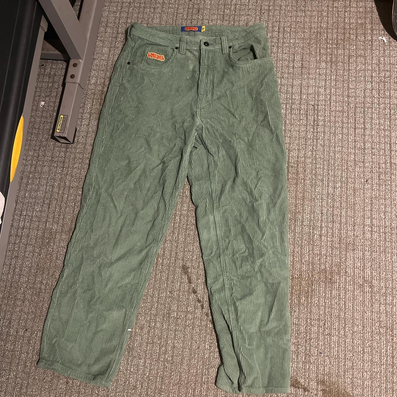 Empyre Skate Hedge Green Corduroy Pants (y'all... - Depop