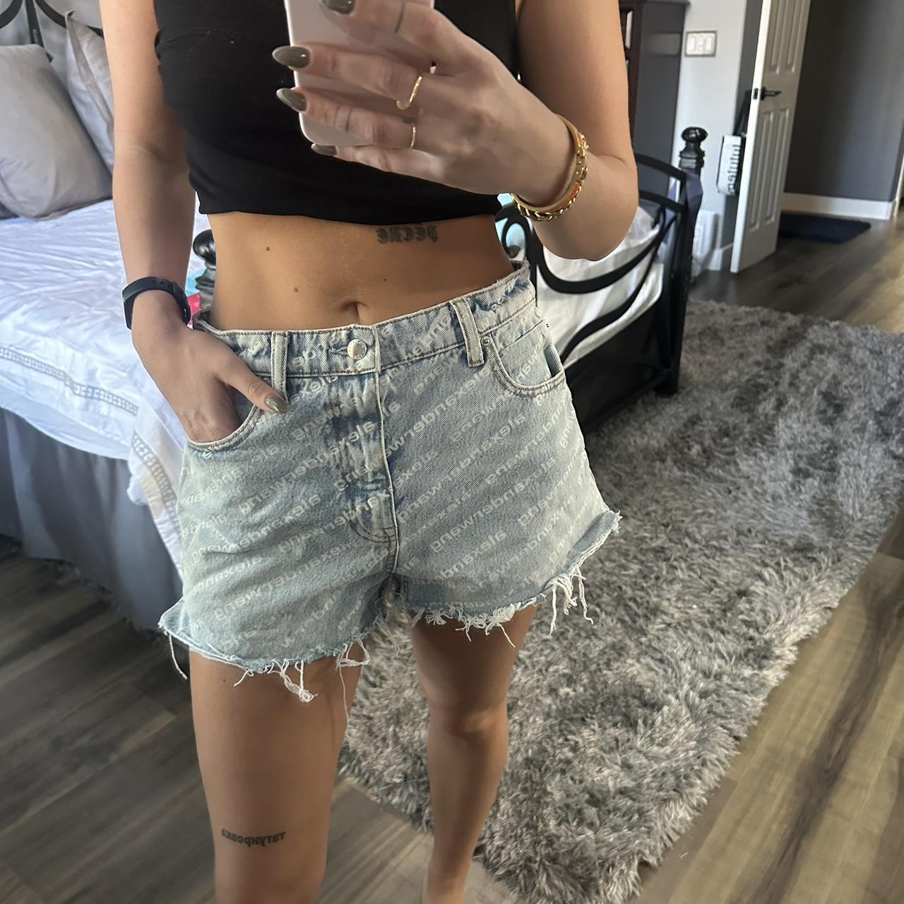 Alexander wang jeans store shorts