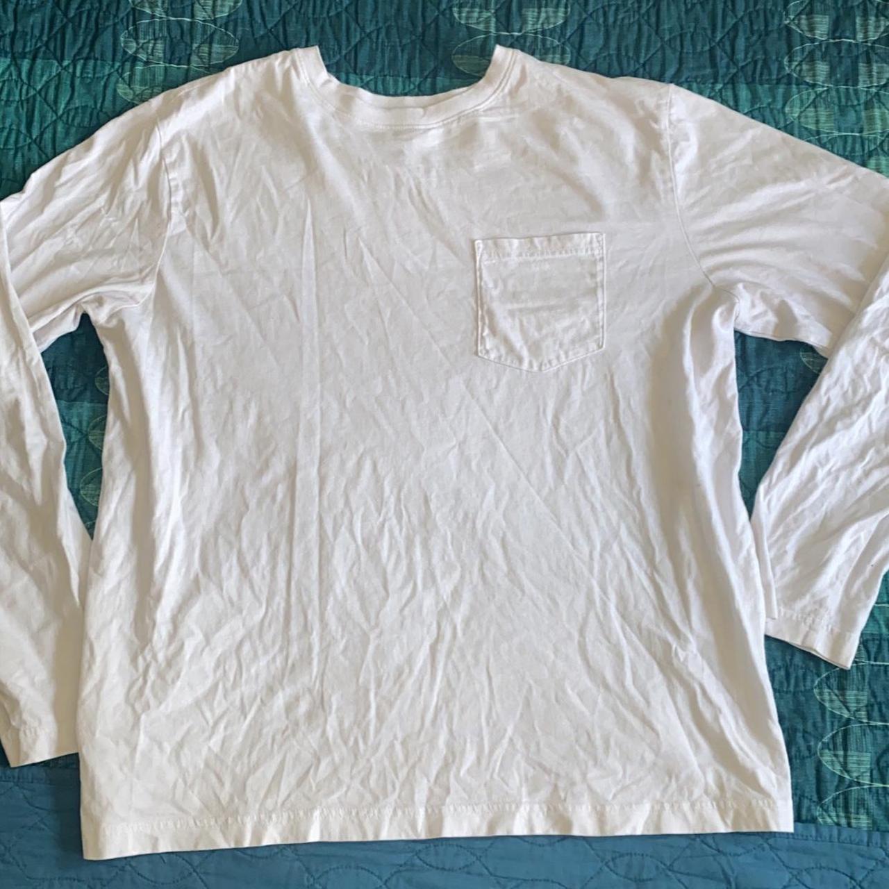 Goodfellow White Long Sleeve Shirt Men’s Longsleeve... Depop