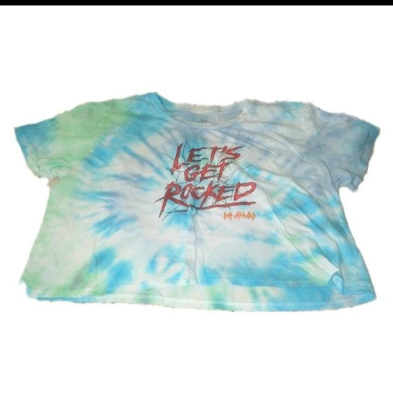 def leppard tie dye shirt