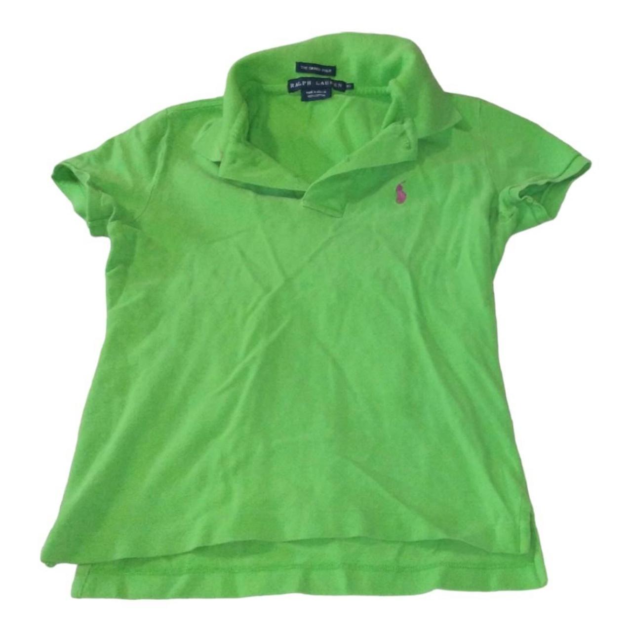 Lime green ralph shop lauren polo shirt