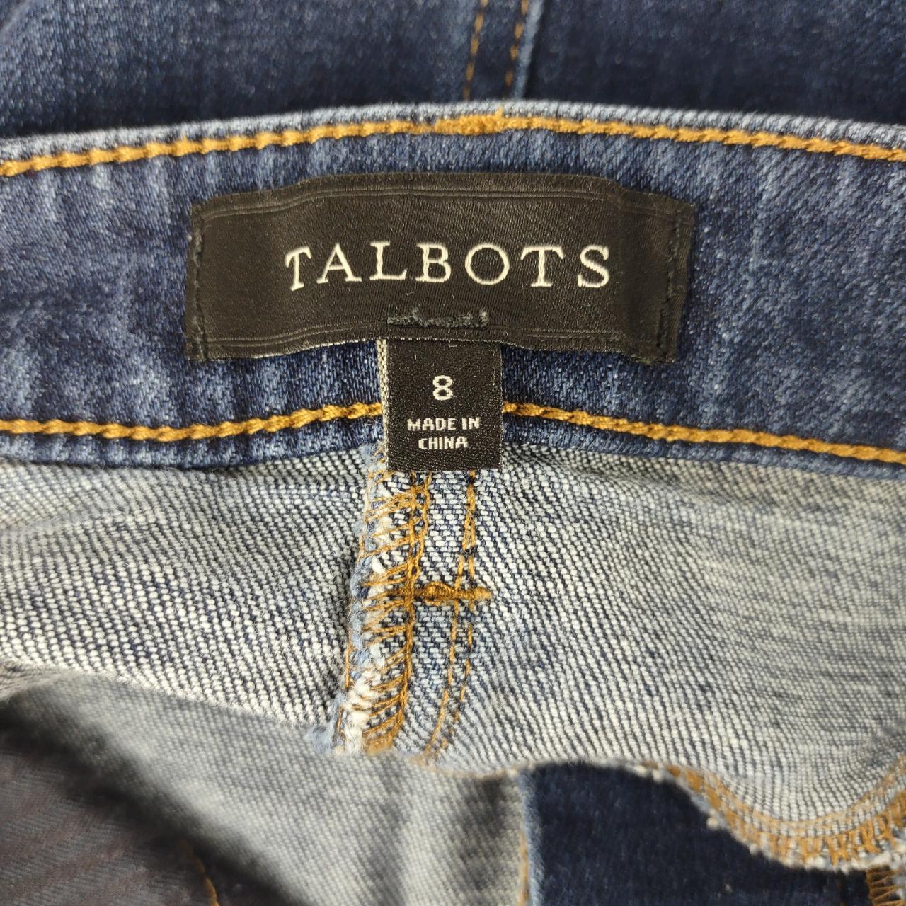 Talbots stretch jean 99% cotton 1% spandex zip - Depop