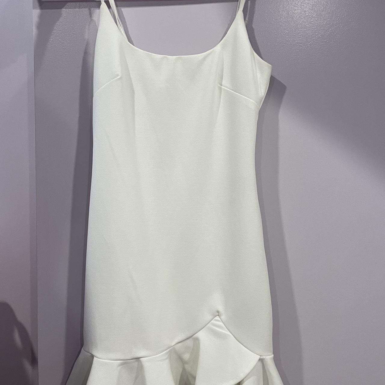 White hello molly formal dress size small! Depop