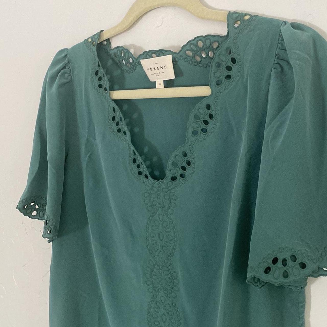 Sezane Francia silk blouse size 36 (US 4) Gorgeous... - Depop