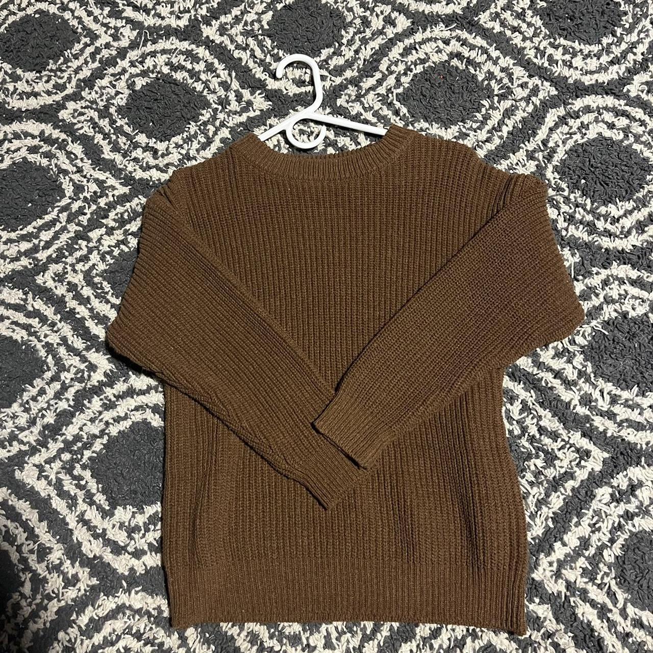 never been worn brown sweater - Depop