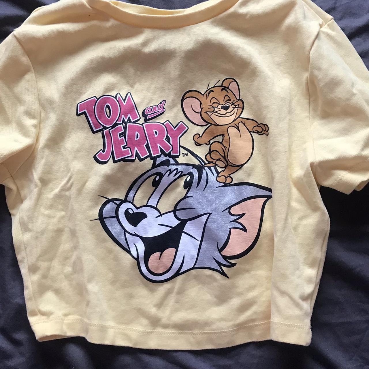 Tom and Jerry baby tee - Depop