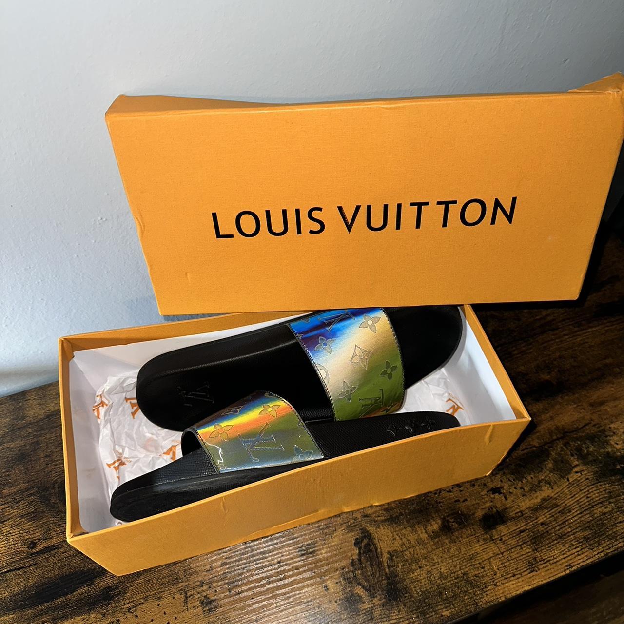 Louis Vuitton Bandeau - 2015 Silk Rainbow Monogram - Depop