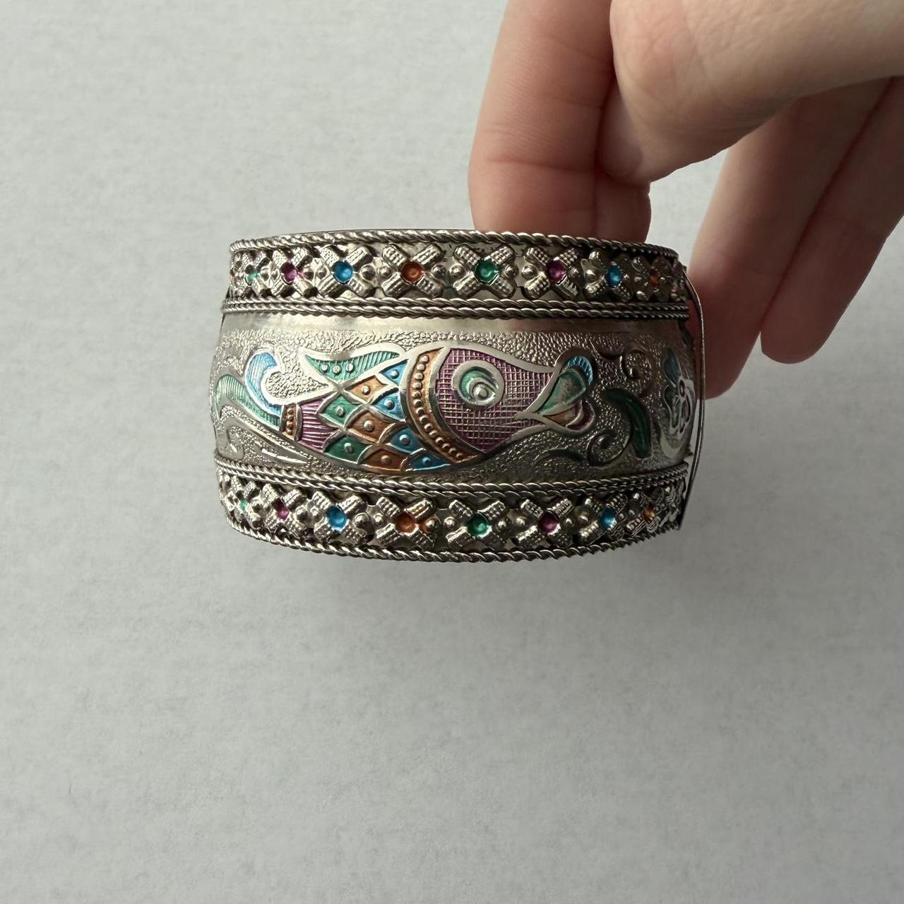 Women's Bracelet - Silver/Multi – Statement vinta… - image 2