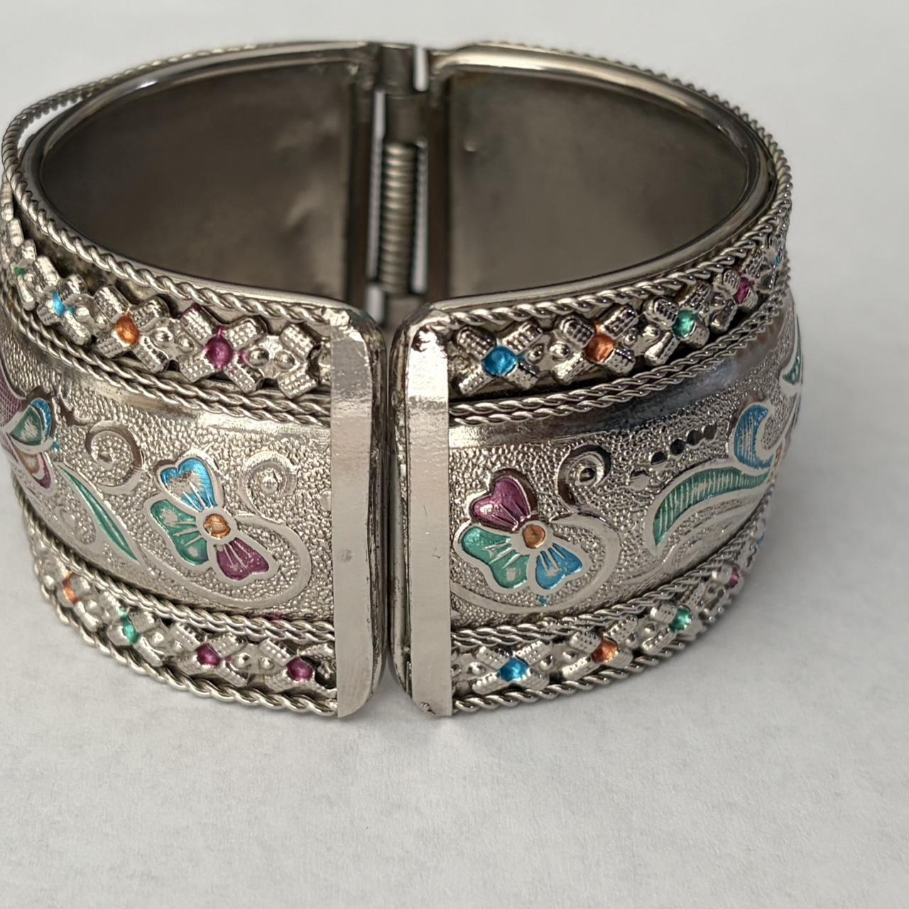 Women's Bracelet - Silver/Multi – Statement vinta… - image 3