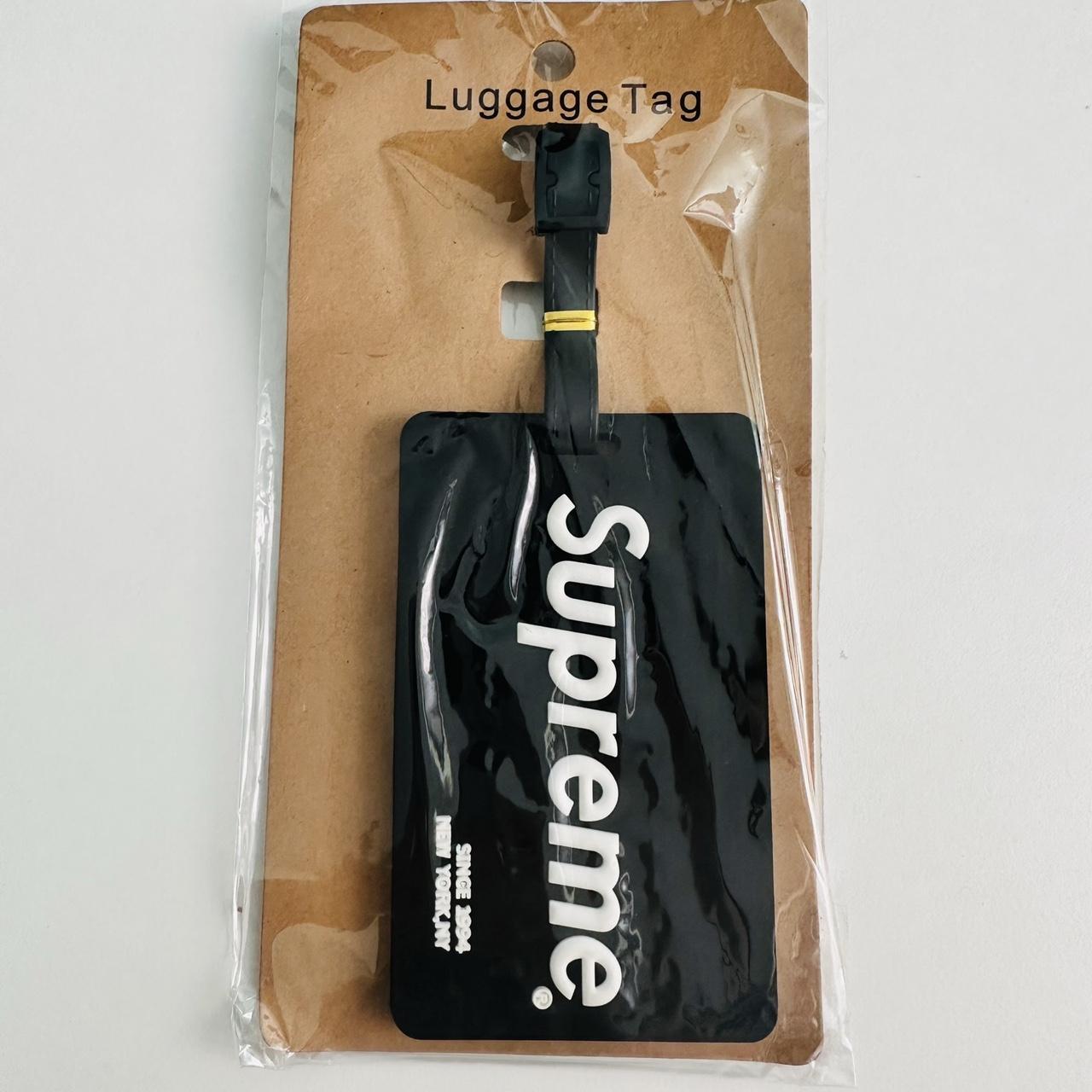 Supreme Black Box Logo Card Holder Travel Trip ID - Depop