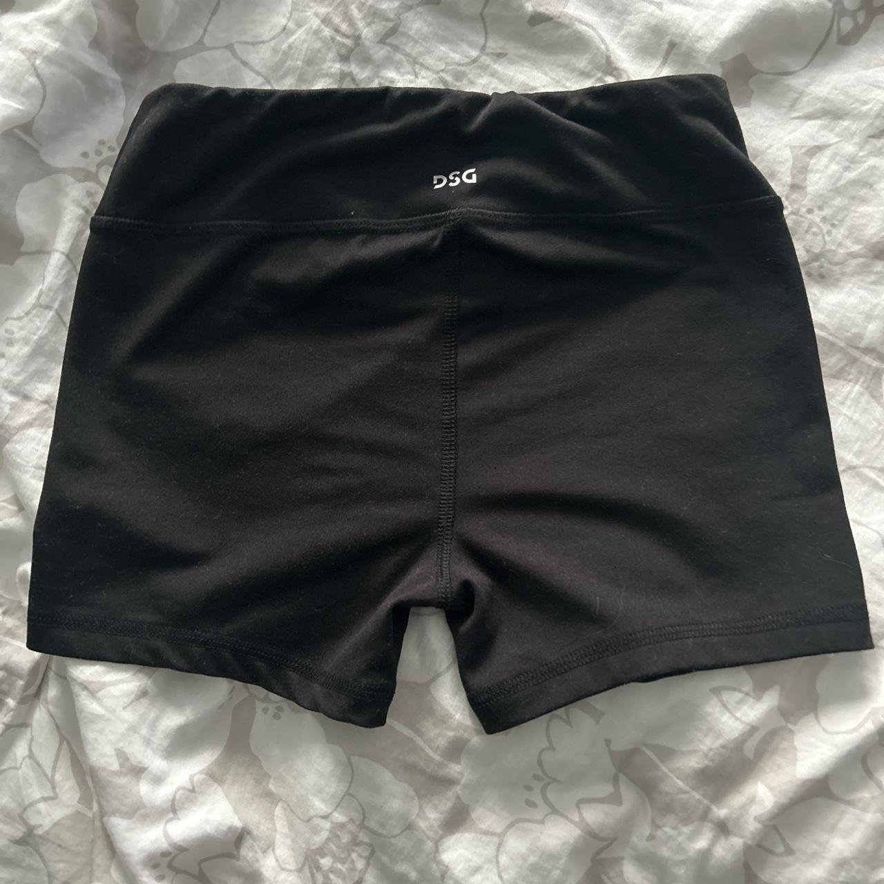 black biker shorts From Dsg they are a size 10/12... - Depop