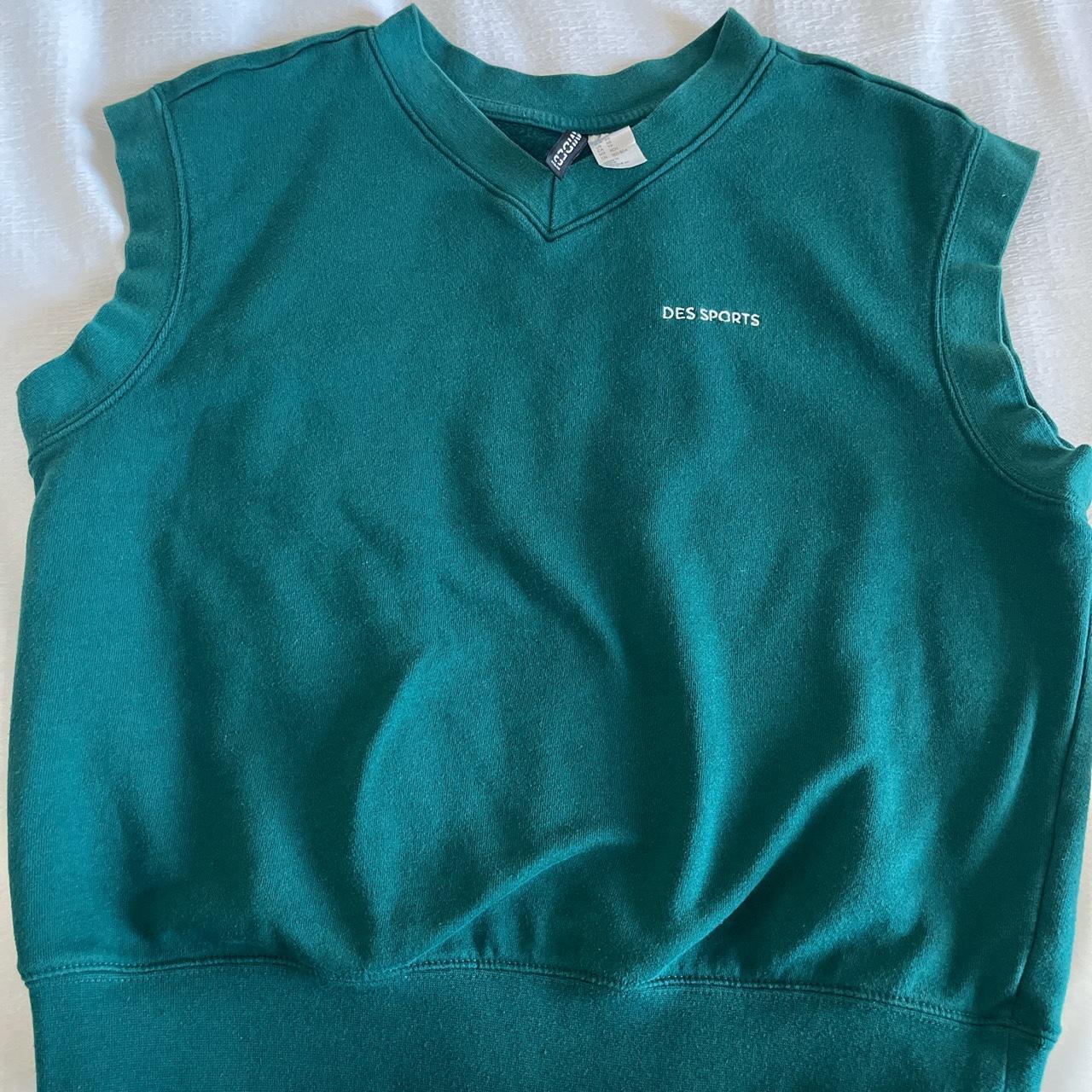 green sweater vest || 🜸 brand: h and m... - Depop