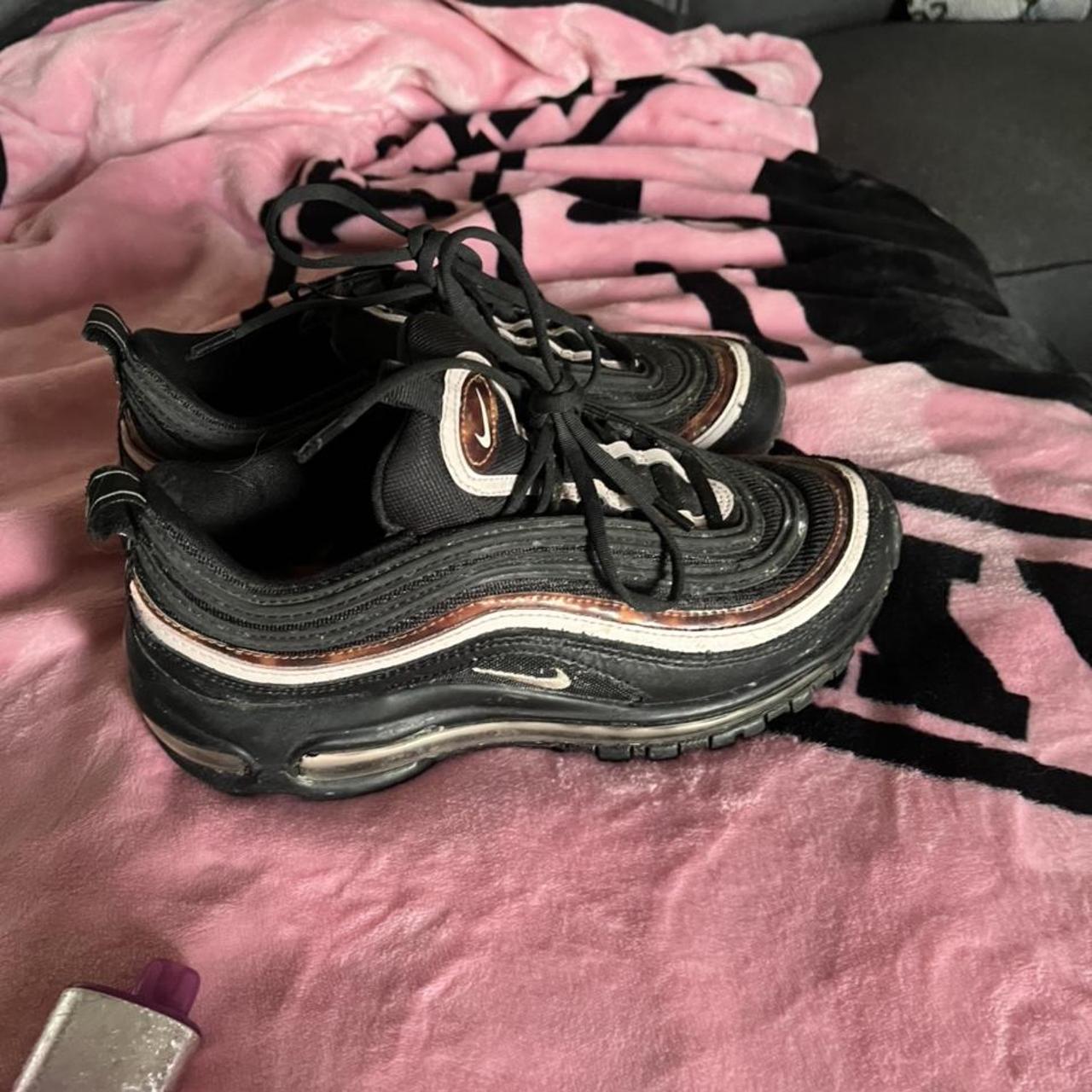 Black and shop pink 97s