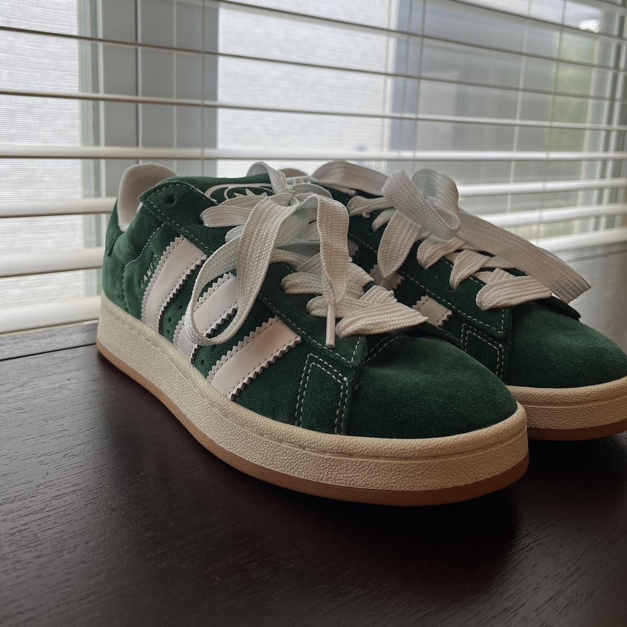 Adidas Women's Green Trainers | Depop