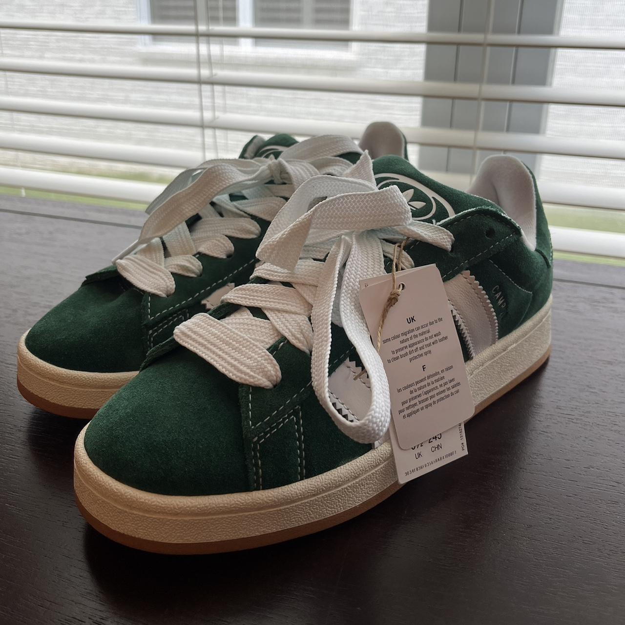 Adidas Women's Green Trainers | Depop