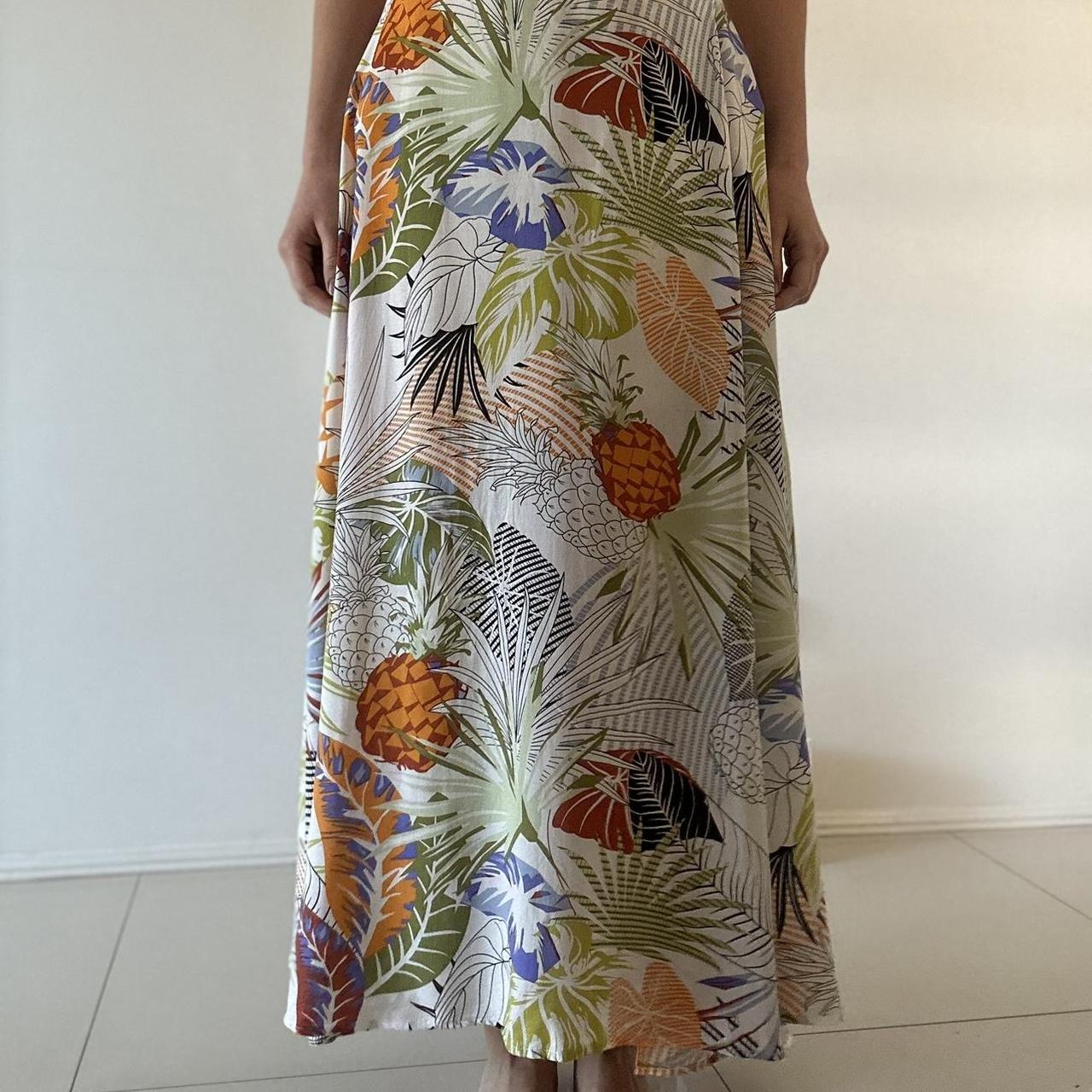 Beachy summer wrap skirt perfect to wear as a cover... - Depop