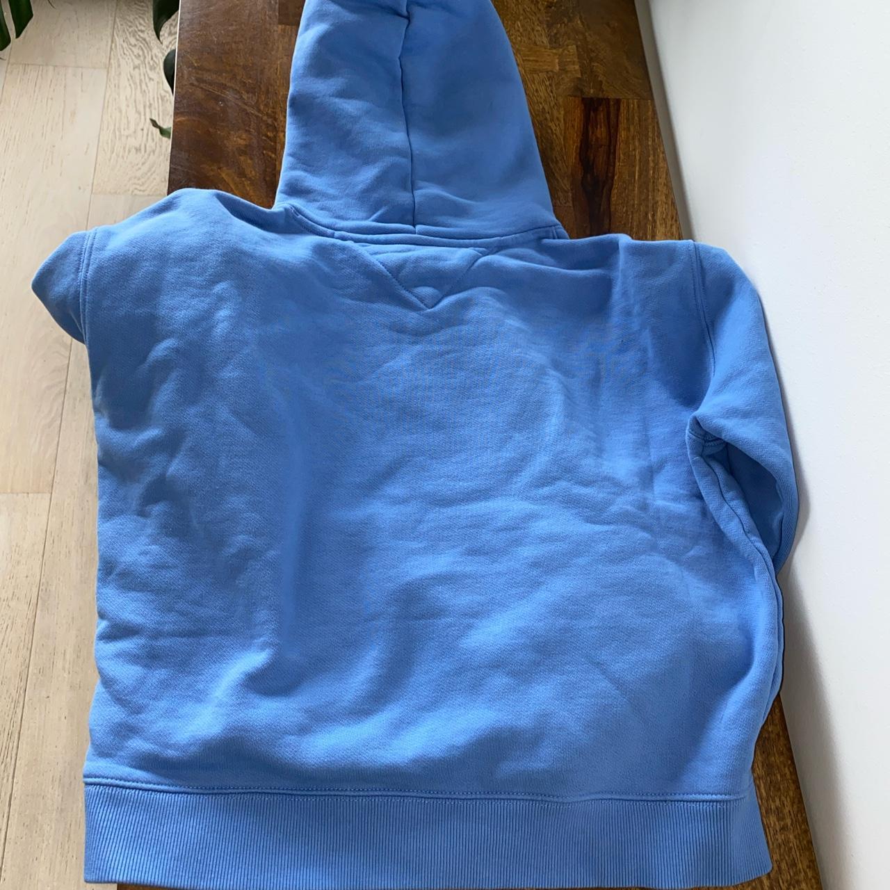 Tommy Hilfiger Women's Blue Hoodie Depop