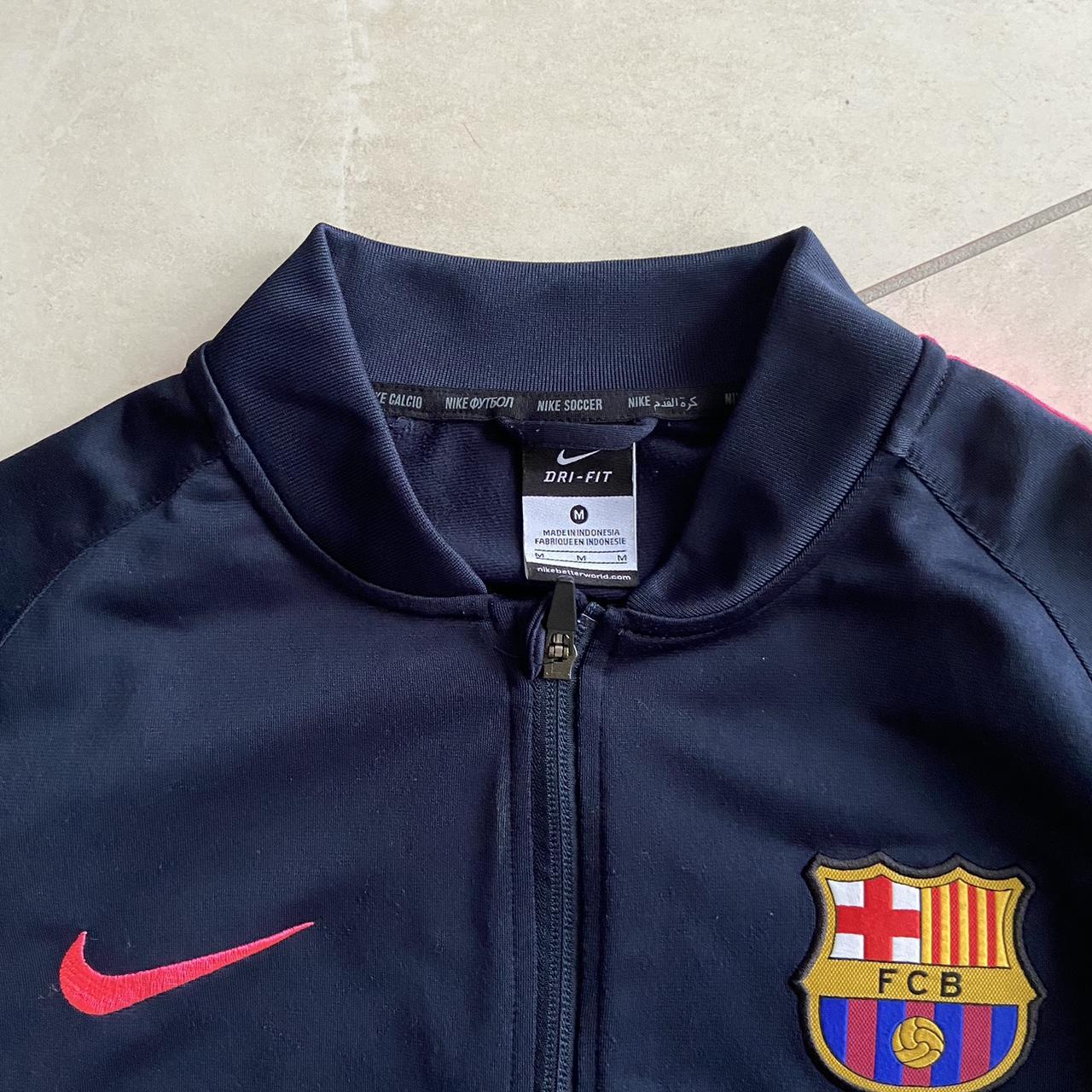 VINTAGE FC BARCELONA FULL TRACKSUIT SET 🏆 • NAVY +... - Depop