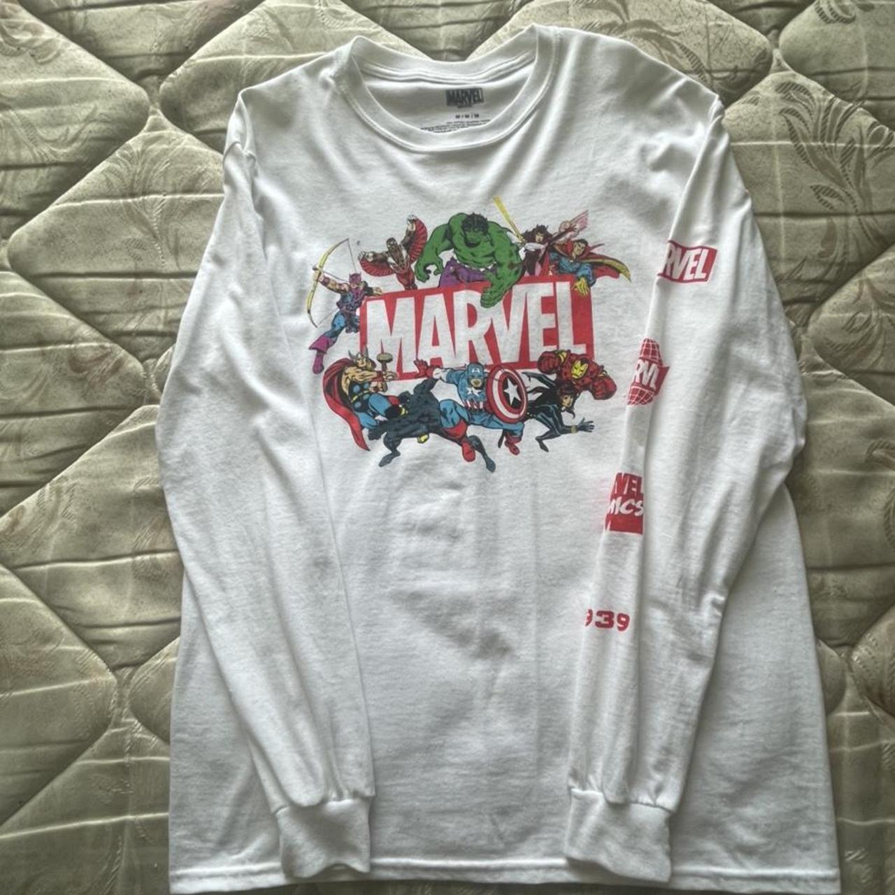 Marvel long sleeve graphic tee - Depop