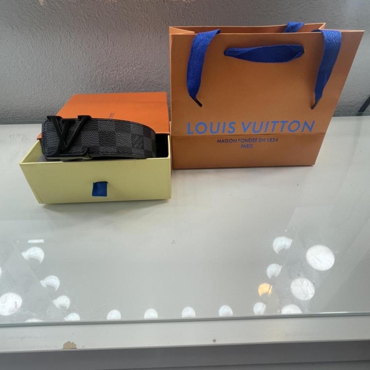 louis vuitton black belt price