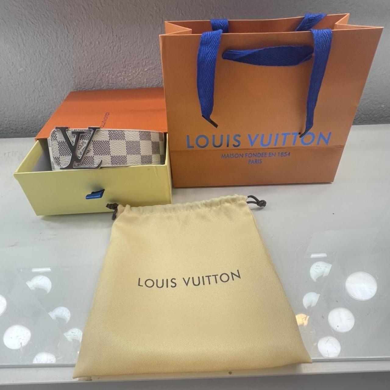 Louis Vuitton belt white open to negotiate price... Depop