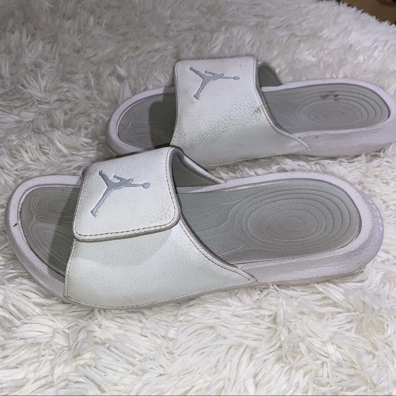 Air Jordan hydro 6 white slides 7Y GS Send offers Depop