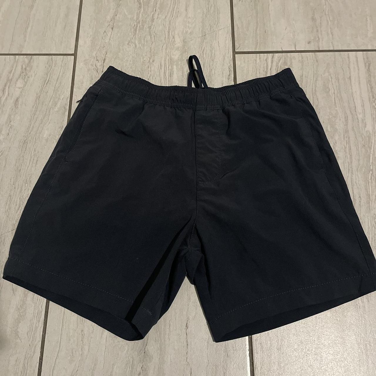 Hollister Co. Men's Navy and Blue Shorts | Depop