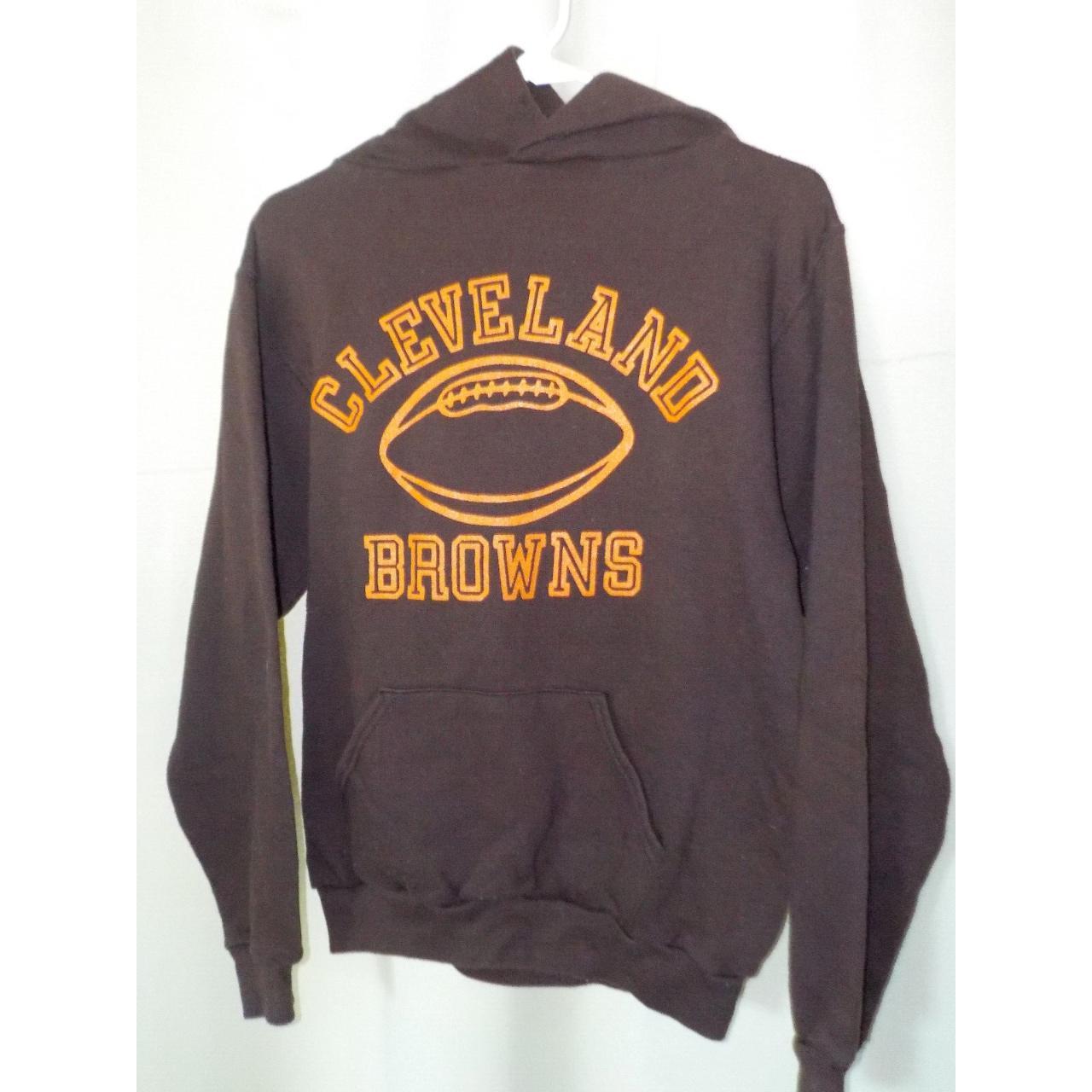 Vintage Cleveland Browns Sweatshirt S -    Brown sweatshirt, Cleveland  browns sweatshirt, Sweatshirts