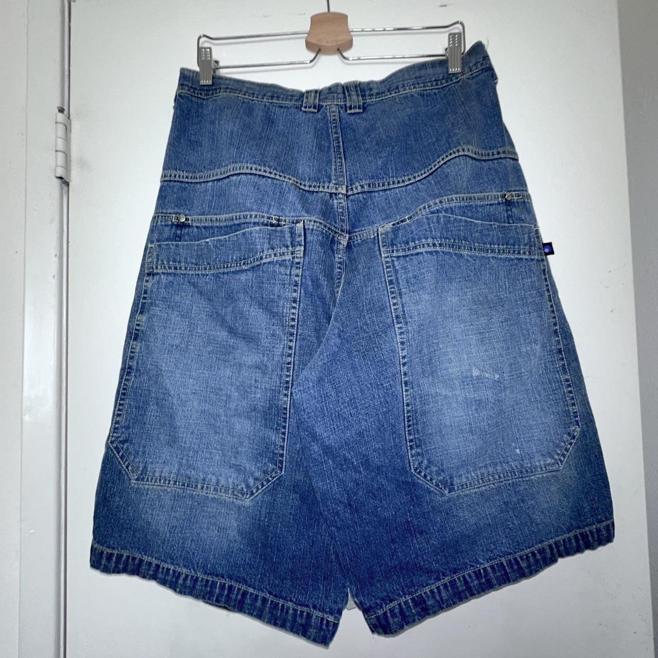 Jnco style double pocket jean shorts joe boxer jean... - Depop