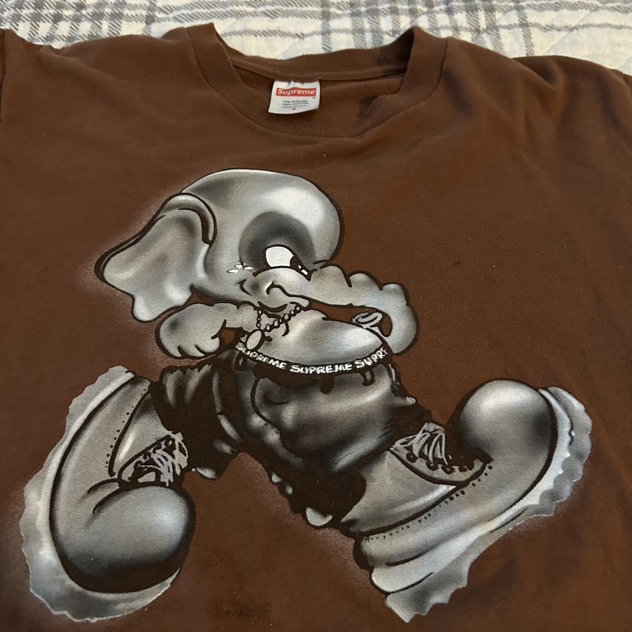 Hot Supreme Tee “Elephant” Gray Size S