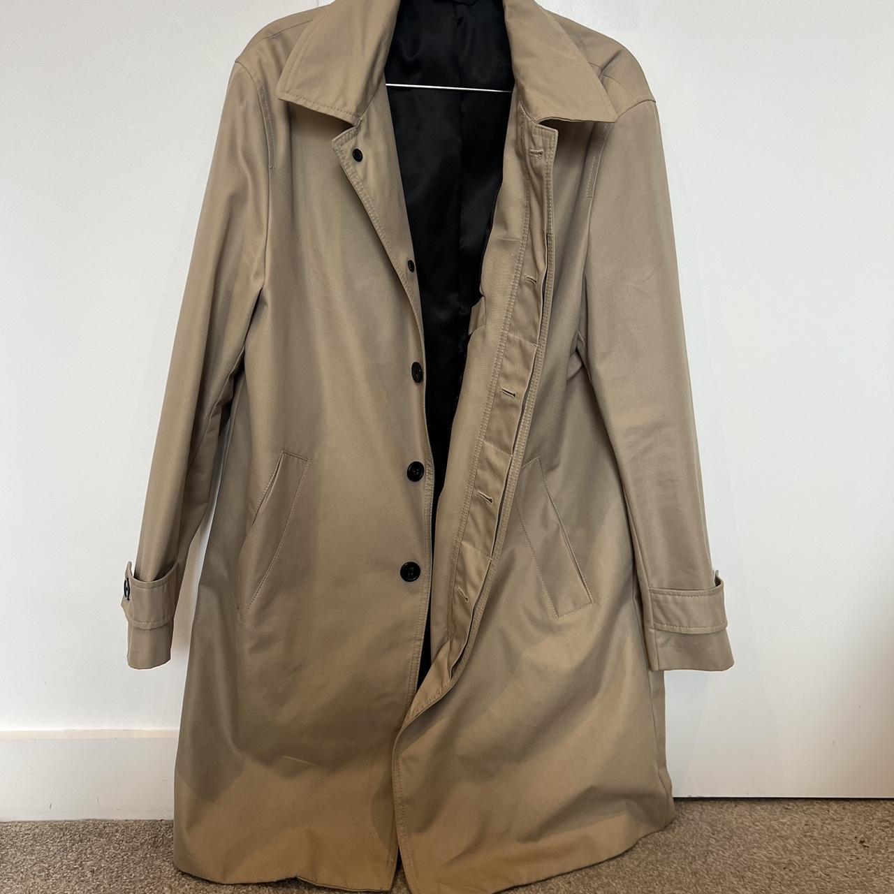 Zara men’s trench coat - tan / beige colour... - Depop