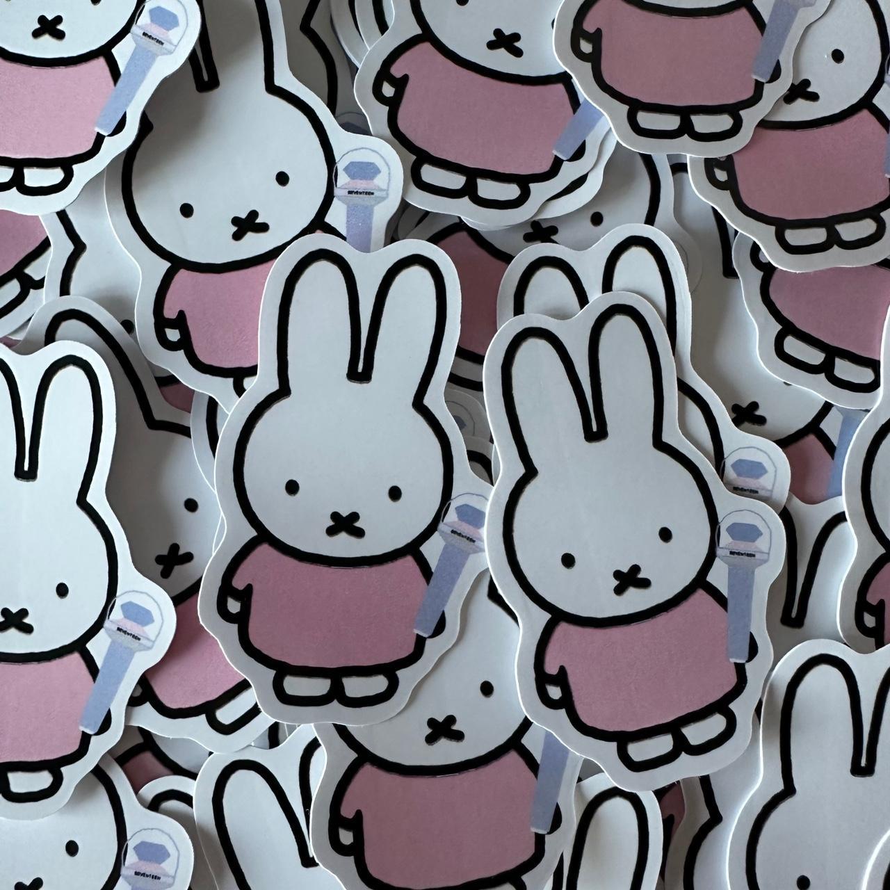 seventeen x miffy stickers hand drawn by me !! i... - Depop