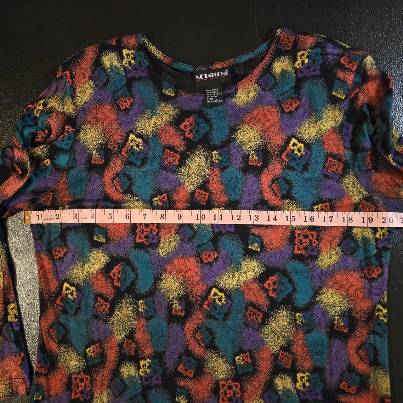 Notations Women's Top - Multi - L – Notations mul… - image 3