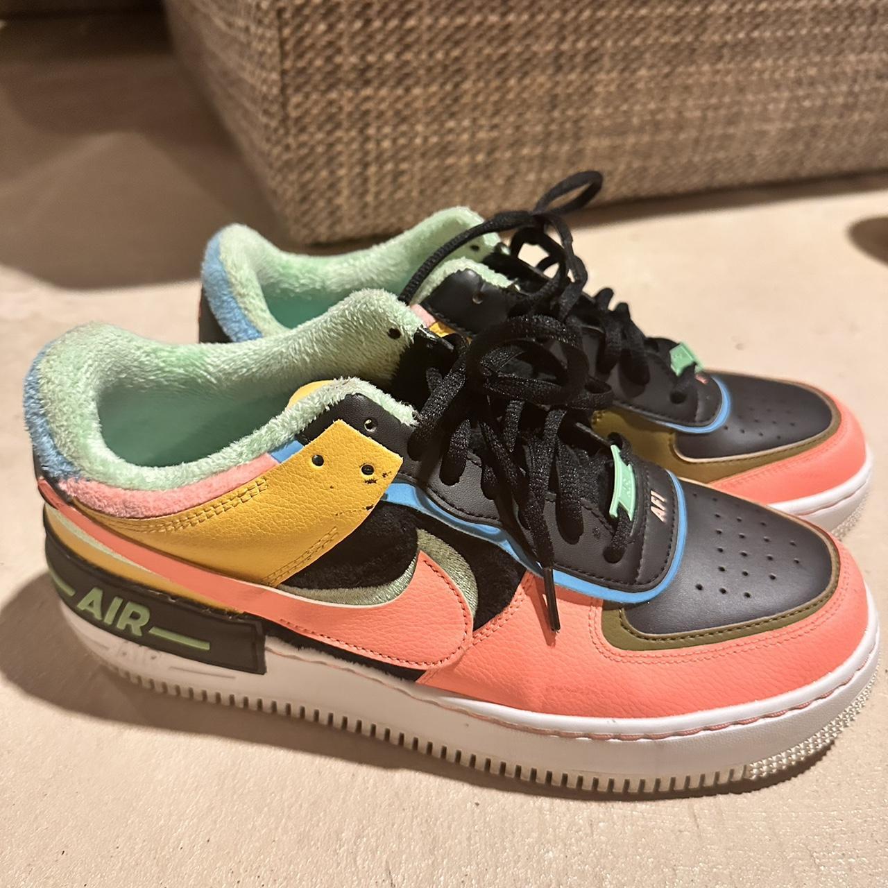 Air Force 1 Colorblock! Super cozy and cute.... - Depop