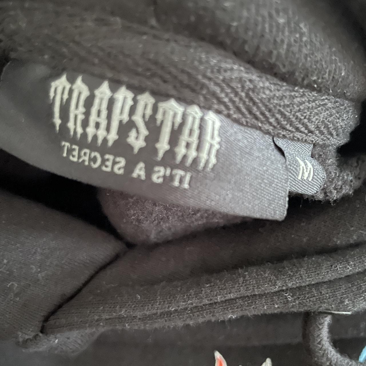 Trapstar Men's Black and Red Hoodie | Depop