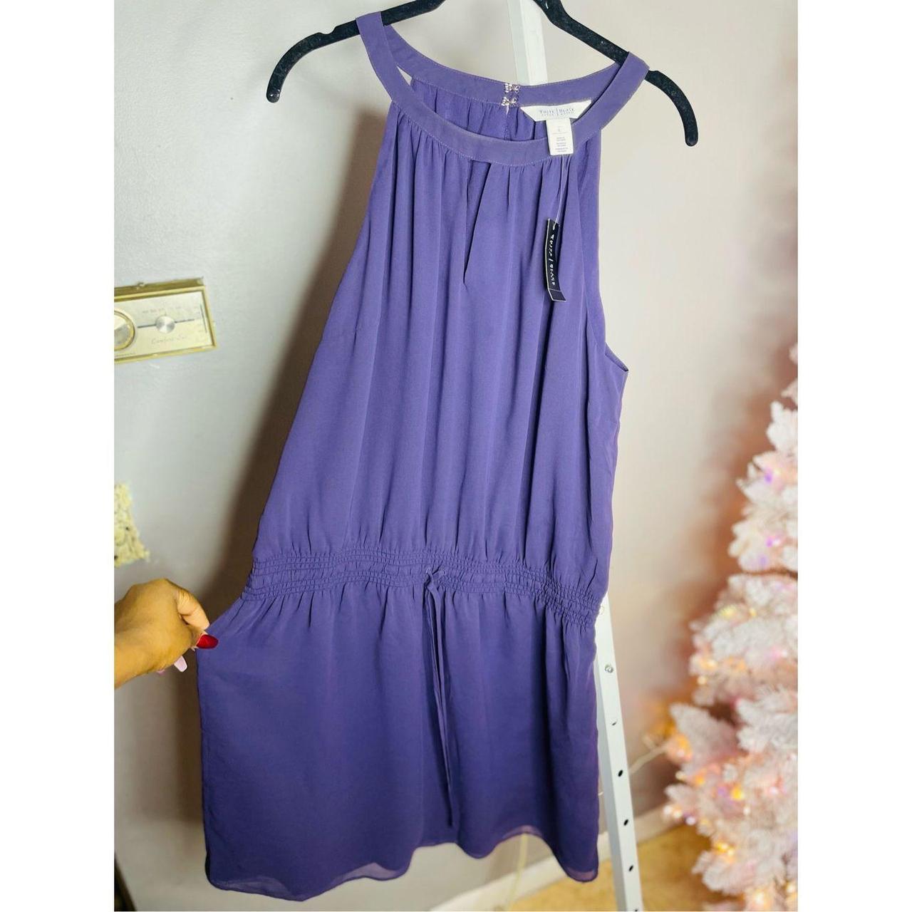 White house black clearance market purple dress