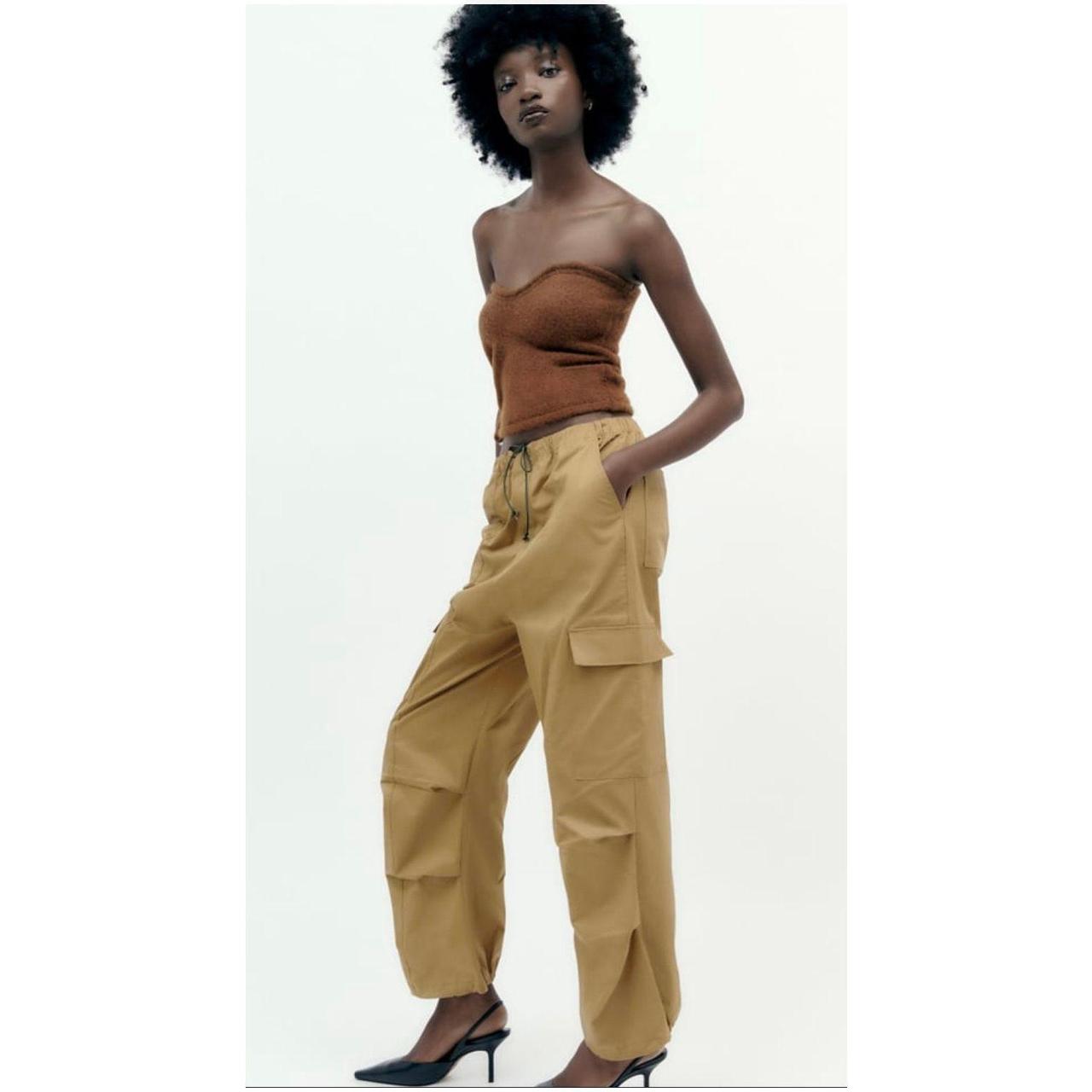 Tall Khaki Elasticated Tailored Trousers